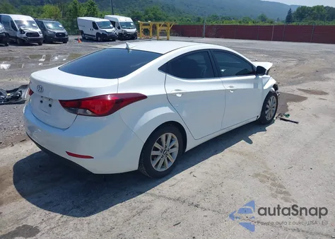2015 Hyundai Elantra Se from USA, damaged, VIN 5NPDH4AEXFH570837